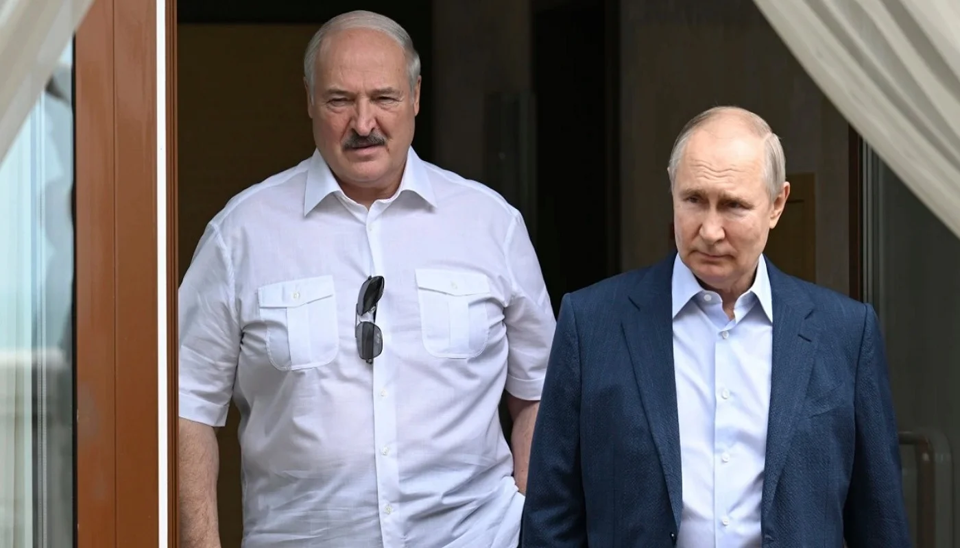 بوتين ولوكاشينكو في المنتجع الصيفي للزعيم الروسي على البحر الأسود في سوتشي