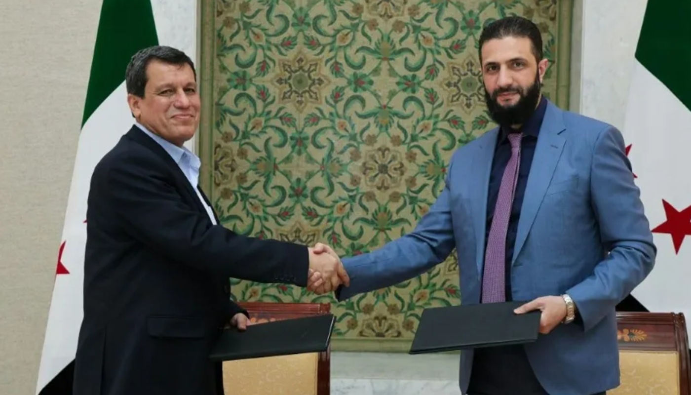  أحمد الشرع ومظلوم عبدي 