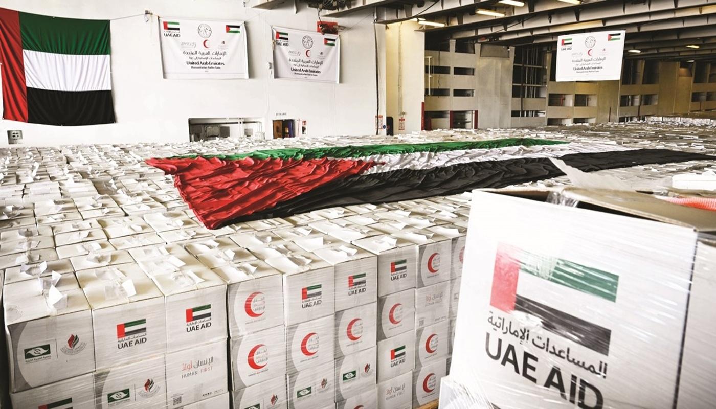 الإمارات تواصل إغاثة قطاع غزة بالإنزال الجوي للمساعدات