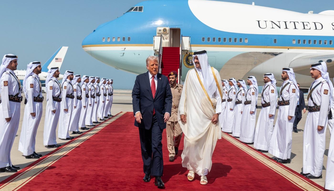 زيارة ترامب إلى قطر ناقشت تعزيز التعاون الاقتصادي بين البلدين